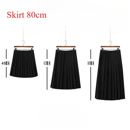 Orthodox JK Uniform School Uniform Basic Navy Navy College Style School Supply Middle Sailor Uniform Autumn and Winter Suit