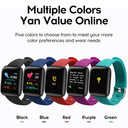 116plus Smart Watch Men Women Bluetooth Connected Phone Music Fitness Multifunctional Sports Bracelet Sleep Monitor Smartwatchs