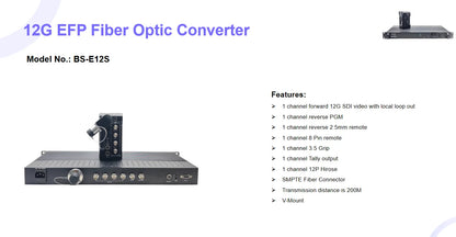 4K EFP To Fiber Camera Systems For Live Event, ENG, ESP with CCU