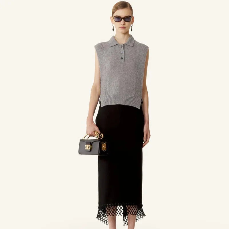 Pencil Cat Bags for Women Famous Luxury Brand Metal Handle Designer Handbag Fashion Rectangular Box Shape High End Shoulder Bag