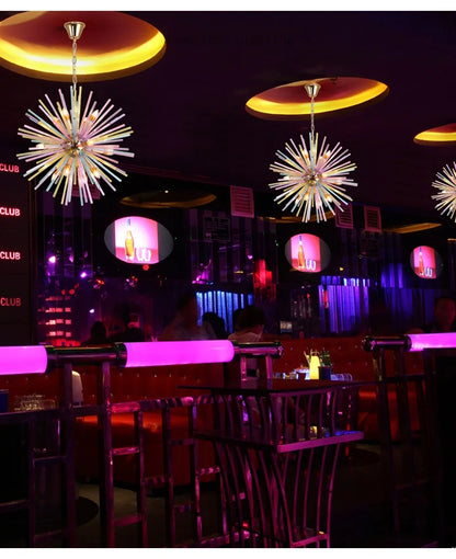 Dandelion Hanging Lamps for Ceiling Personalized Fashion Pendant Lights Modern Creative Colorful Chandelier Loft Kid's Room