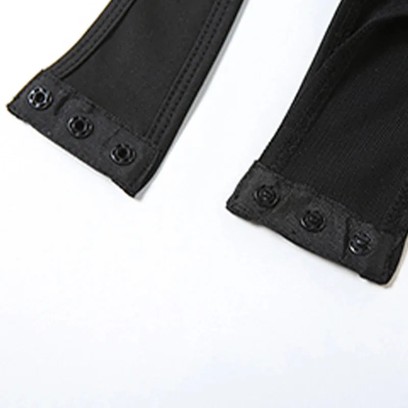 Y2K Black Bodysuit Women Hollow Out Sexy Sleeveless Tops Spaghetti Strap Streetwear Bodycon Jumpsuit Festival Aesthetic Clothes
