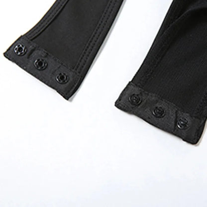 Y2K Black Bodysuit Women Hollow Out Sexy Sleeveless Tops Spaghetti Strap Streetwear Bodycon Jumpsuit Festival Aesthetic Clothes