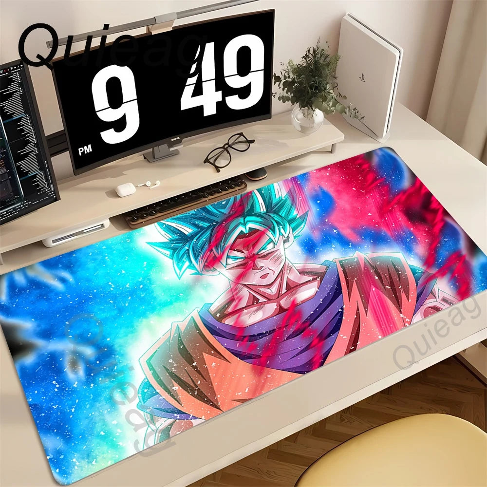 Large Mouse Pad DBZ Dragon Ball Master Game Rubber Mat Pc Keyboard Laptop Computer Speed Desk Mat Gaming Acessories Big Mousepad