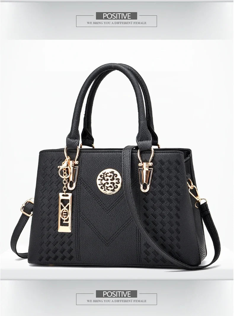 New Famous Designer Brand Bags Women Leather Handbags Luxury Ladies Hand Bags Purse Fashion Shoulder Bags Gift