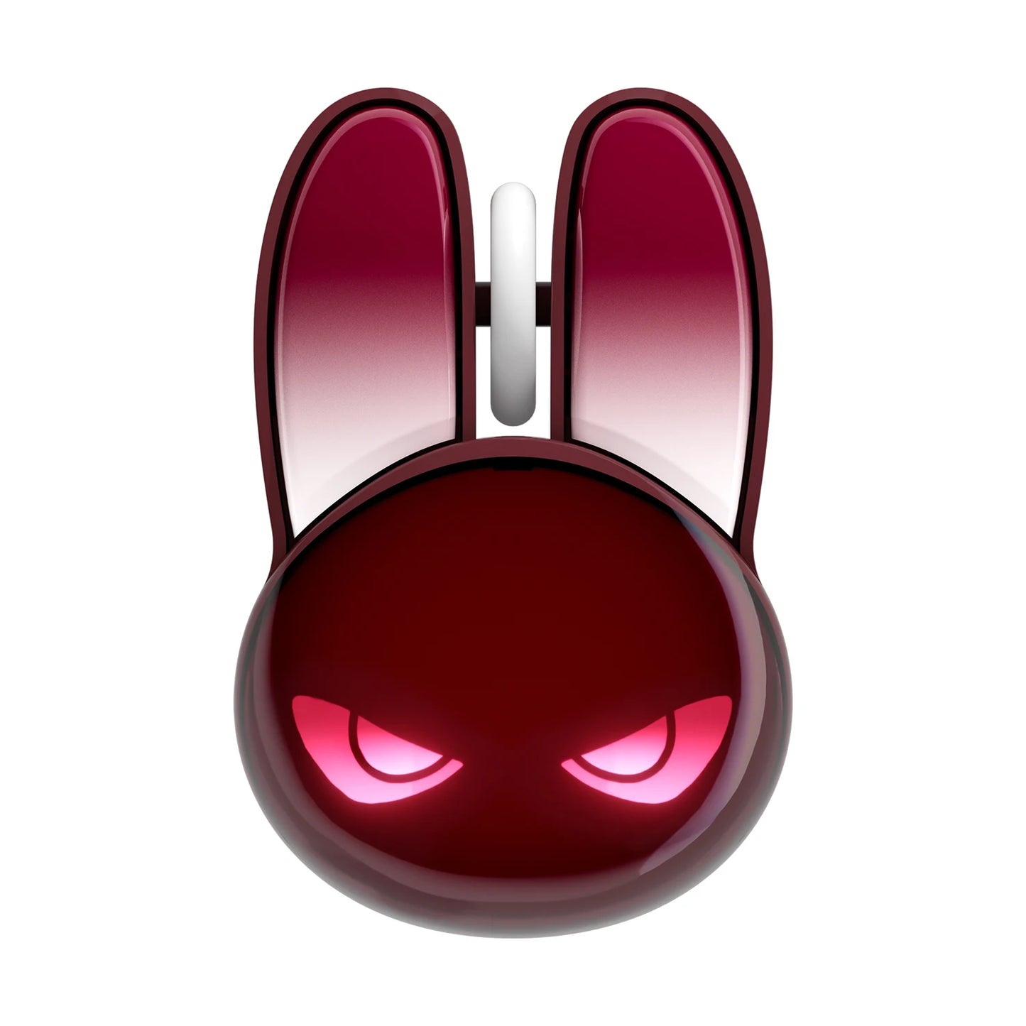MOFII M6C Evil Rabbit Dual-mode Mouse, Black Cool Rabbit Shape, RGB Ambient Light, Silent Rechargeable, Multi-device Compatible