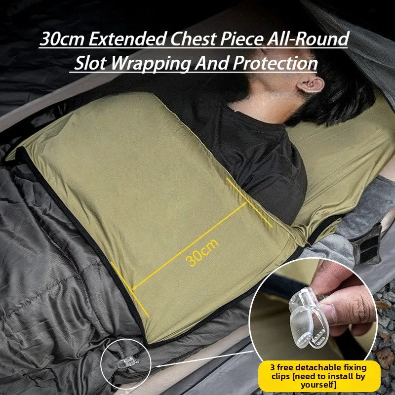 HIKEMAN Ultralight Portable Camping Sleeping Bag Liner Elastic Envelope Style for Adults Outdoor Hiking Washable Hotel Use