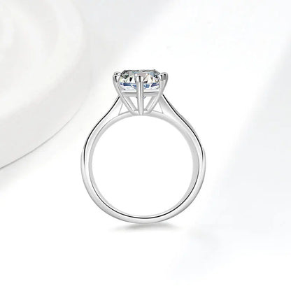 BJXMOSO Real Moissanite 925 Sterling Silver Couple Ring for Women Man Wedding Jewelry Engagement Imitation Diamond Fashion Gifts