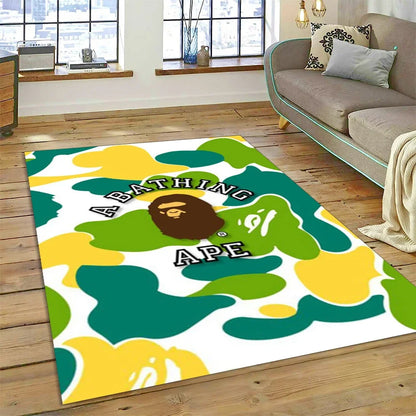 3D Printing B-BAPE Fashion Carpet Rug for Bedroom Living Room Home Sofa Decoration,Children Game Large Decor Floor Mat Gift