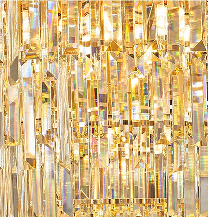 Nordic Modern Crystal Chandelier Wedding Hall Villa Hotel Hall Living Room Home Decoration Ceiling Light Luxurious Pendent Lamp