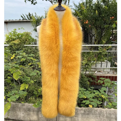 Bulk discount  Y2K Mink Fur Scarf for Women - Winter Plush Long Strip Scarf, European American Style Warm accessory