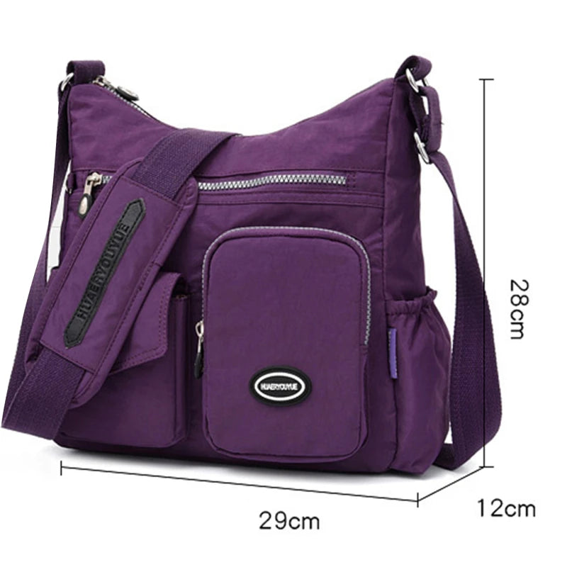 Luxury Handbags Women Bags Designer Waterproof Nylon Cloth Crossbody Bags For Women 2023 Large Capacity Lady Shoulder Bag Tote