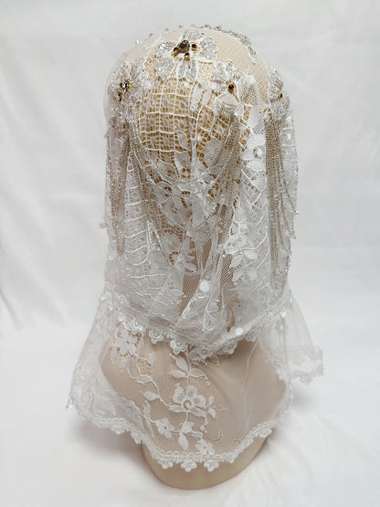 New 2025 Muslim Women Shawl Headscarf Luxury Tassels Beads Scarf Malaysia Prayer Kufi Islam Saudi Arabia Lace Hijab