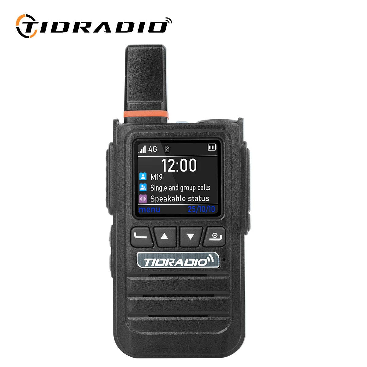 TIDRADIO TD-G19 Global POC Radio AI Noise Canceling Wireless Accessories 4G Walkie Talkie Long Range PTT Group Call Loud Audio