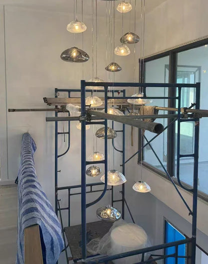 Modern Stair chandelier Pendant lights indoor lighting Ceiling lamp hanging light led Chandeliers for living room indoor lightin