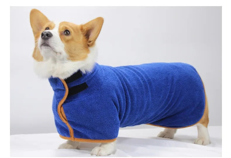 New Dog Bathrobe Absorbent Pet Quick Drying Bath Towel Dog Bath Towel Large Small Dogs Clean Absorbent Bathrobe Cat Pet Products
