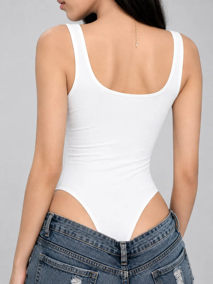 Women Sexy Black Mock Neck Sleeveless Bodysuit Vintage Tank Top Y2k Skinny  Clothing