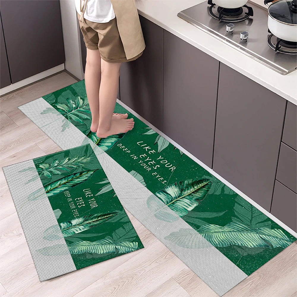 VIKAMA Kitchen Floor Mat Living Room And Bedroom Entrance Door Mat Home Decoration Laundry Room Corridor Long Small Carpet
