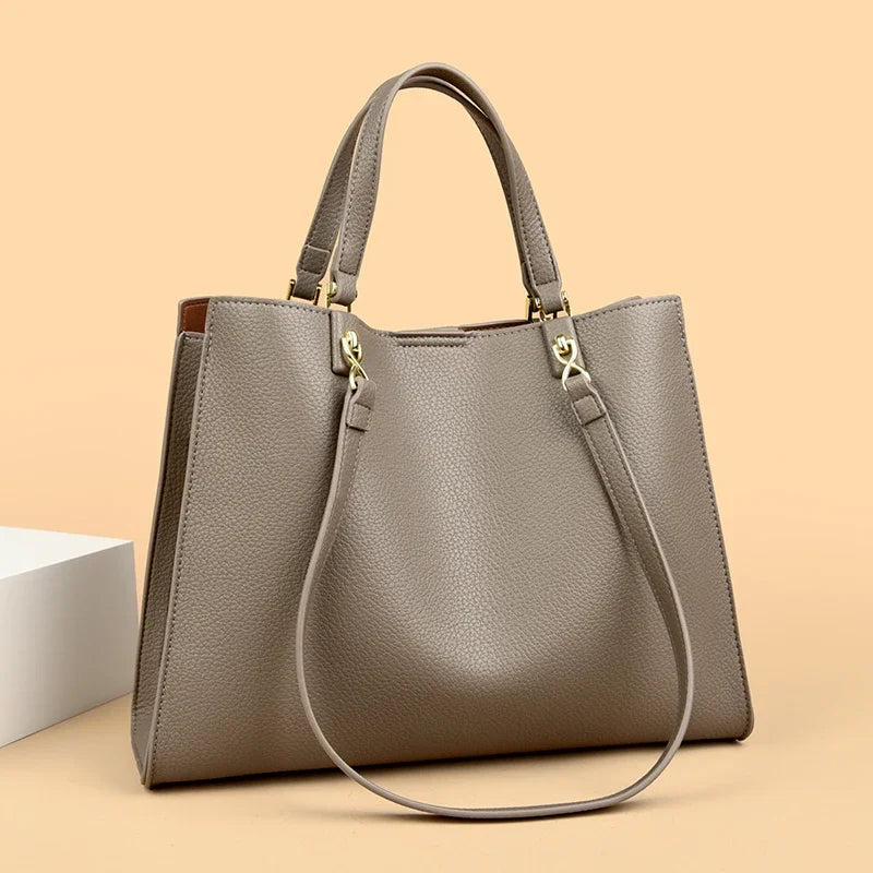 Genuine Brand Luxury Designer Women Bags High Quality Leather Shoulder Crossbody Messenger Tote Bag Large Handbag Purses