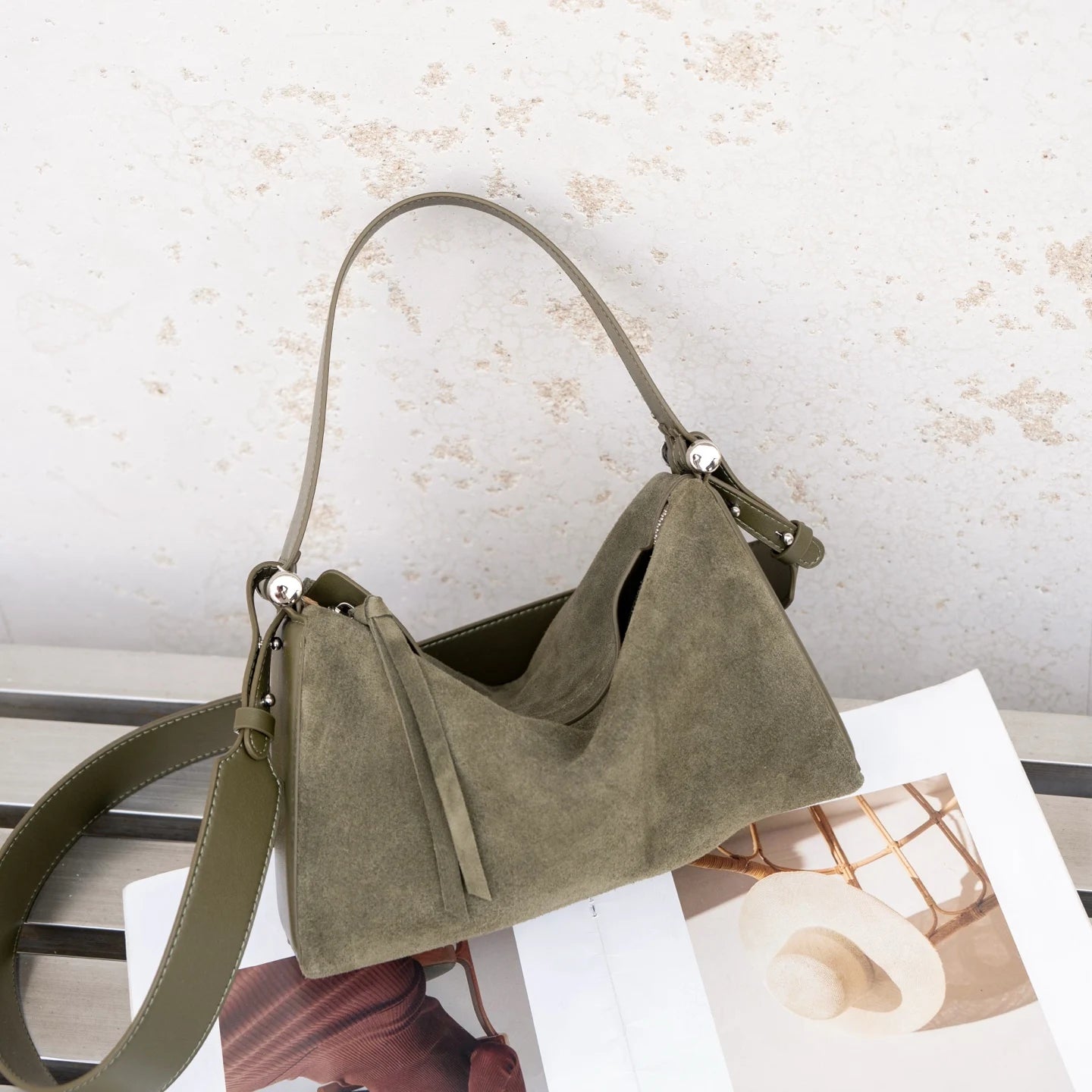 New Genuine Leather Luxury Designer Women Shoulder Crossbody Underarm Bags Cowhide Ladies Large Capacity Tote Bag Fashion Purse