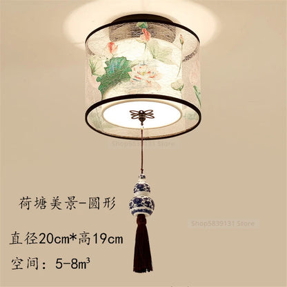 Classical Simple Chinese Style Ceiling Lights Round Square Led Ceiling Light Fixtures Morden Home Decor for Living Room Lights