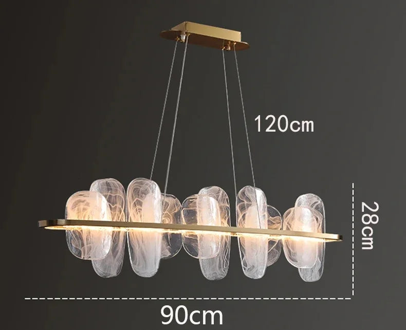 Nordic Style Simple LED Pendant Lights for Living Dining Room Kitchen Food Tables Chandelier Home Decor Hanging Light Fixture