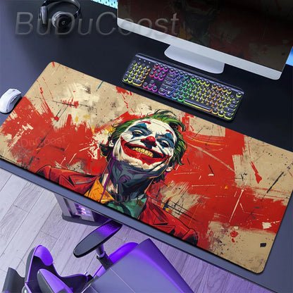 J-Jokers Popular Movies Mousepad HD Printing Computer Gamers Locking Edge Non-slip Mouse Pad XXL Non-Slip Keyboard PC Desk Pad