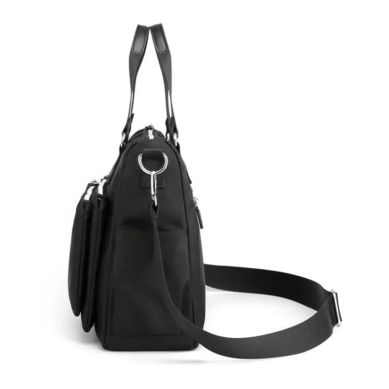 High-grade fabrics,Women's Shoulder bag Female Top-Handle bag Handbag Waterproof Nylon CrossBody Bag Ladies Messenger Bag