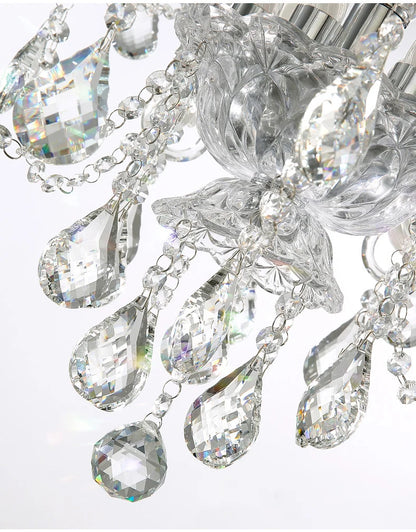 Luxury Living Room Decorate LED Ceiling Pendant Lights Indoor Hanging Lights Fixture Home Crystal Chandeliers Villa Lighting