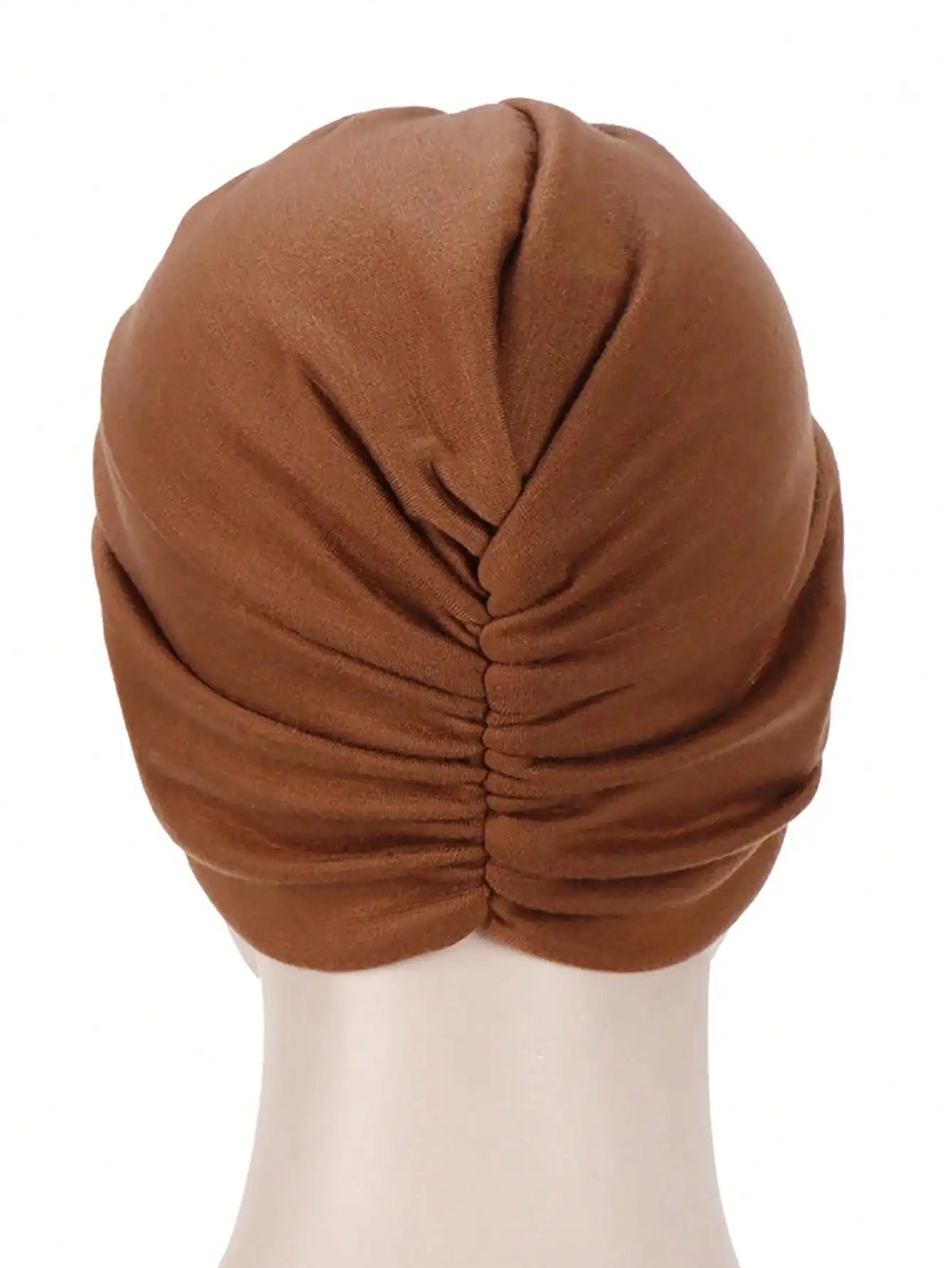 Forehead Cross Women Hijab Caps Elastic Fabric Muslim Instant Turban Bonnet Ready To Wear HIjabs Chemotherapy Cap
