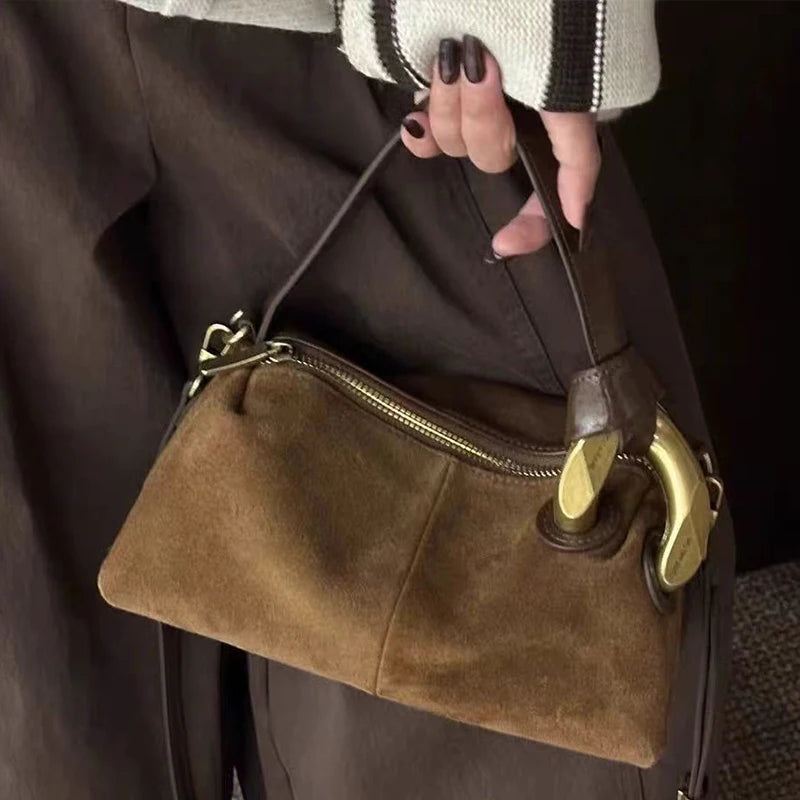 Fashion Shoulder Bag for Women Faux Suede Leather Female Handbags small ladies messenger Crossbody Bags Sac A Main bolsos