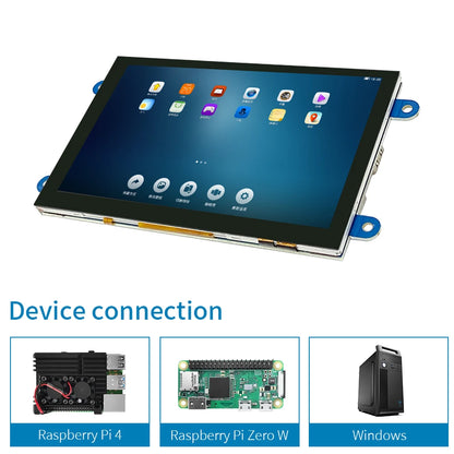 5 inch Display 800×480 monitor with Windows-support raspberry pi Portalil Monitor full hd Touch  IPS LCD  hdmi Compatible Screen
