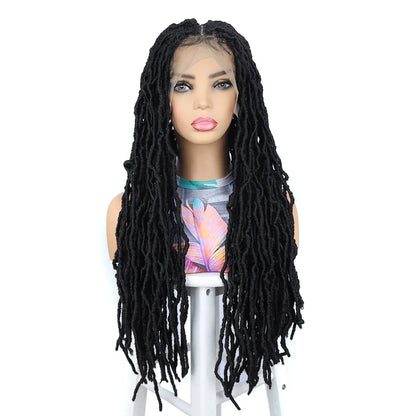 Dreadlocks Braided Wigs Synthetic Locs Full Lace Wig Female Braids Full Lace Wigs Women African Box Braids Hair Wigs For Woman