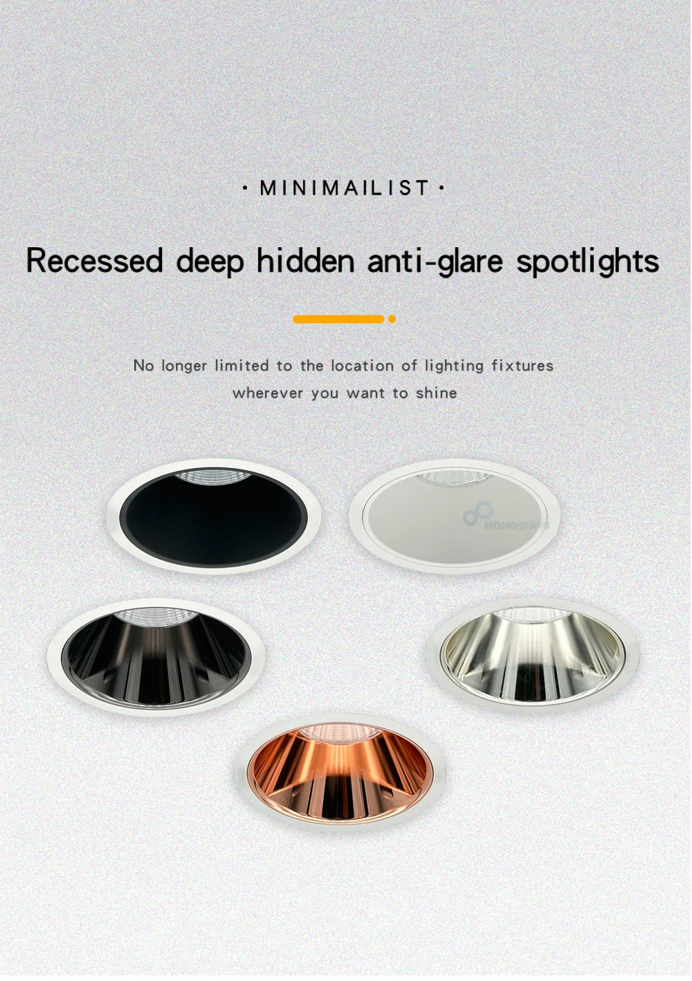 Dimmable Led Spotlight Recessed Ceiling Lamp  Aluminum Led COB Light 5W7W9W12W15W18W AC110V 220V Downlight Home Office Store