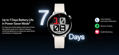 Global Version OnePlus Watch 3 43mm Smart Watch 1.32inches AMOLED Up to 60h Battery Life Wear OS by Google GPS NFC