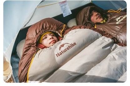 Naturehike SnowBird Down Sleeping Bag Ultralight Waterproof Mummy Sleeping Bag Winter Duck Down Sleeping Bag SP400 SP700 SP1000