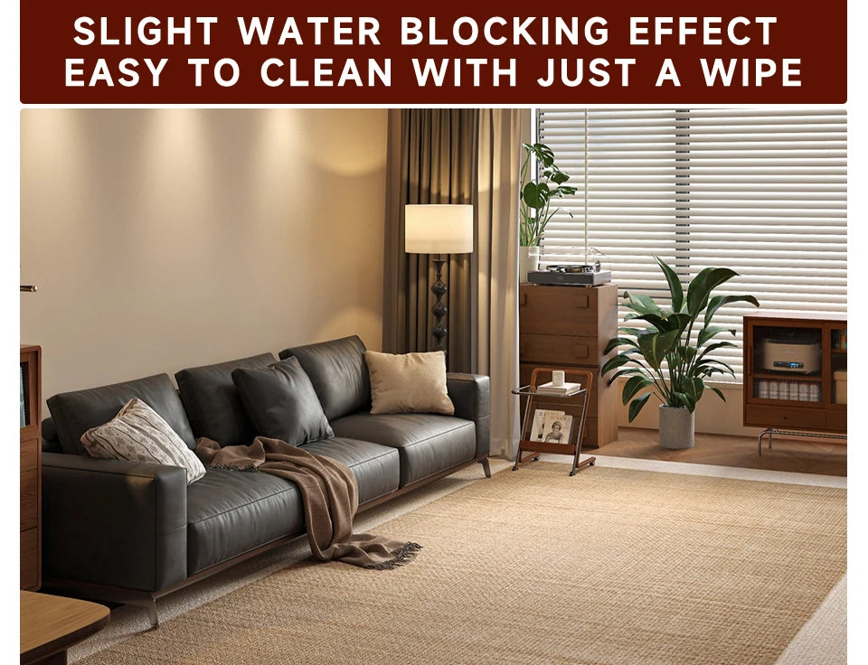 Large Area Carpet For Living Room Rug Bedside Bedroom Floor Mat Loop Pile TPR Non-Slip Waterproof Rugs 카페트 거실 대형 Alfombra Salón