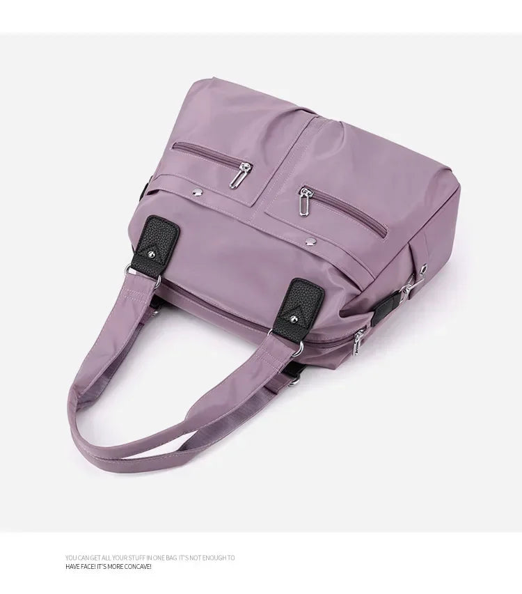Tote Bag Handbag Shoulder Bag for Women Nylon Waterproof Large Capacity Shopping CrossBody Bag Ladies Messenger Bags Handbags