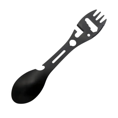 Outdoor Fork Spoon Versatile Outdoor Camping Tool Lightweight Fork Spoon Bottle Opener for Survival Tactical Utility for Easy
