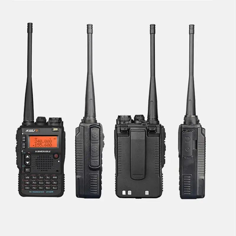 10W Walkie-Talkies UV-8DR 136-174/240-260/400-520MHz Triple Band Two Way Ham Radio Similar to Yaesu VX-8DR