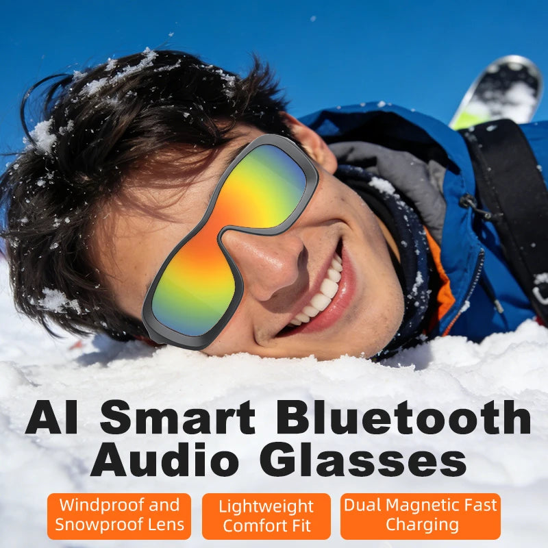 2026 Smart Glasses HD Photo Video AI Record Translation Touch Photochromic Lenses Bluetooth Call Music Multifunction Glasses
