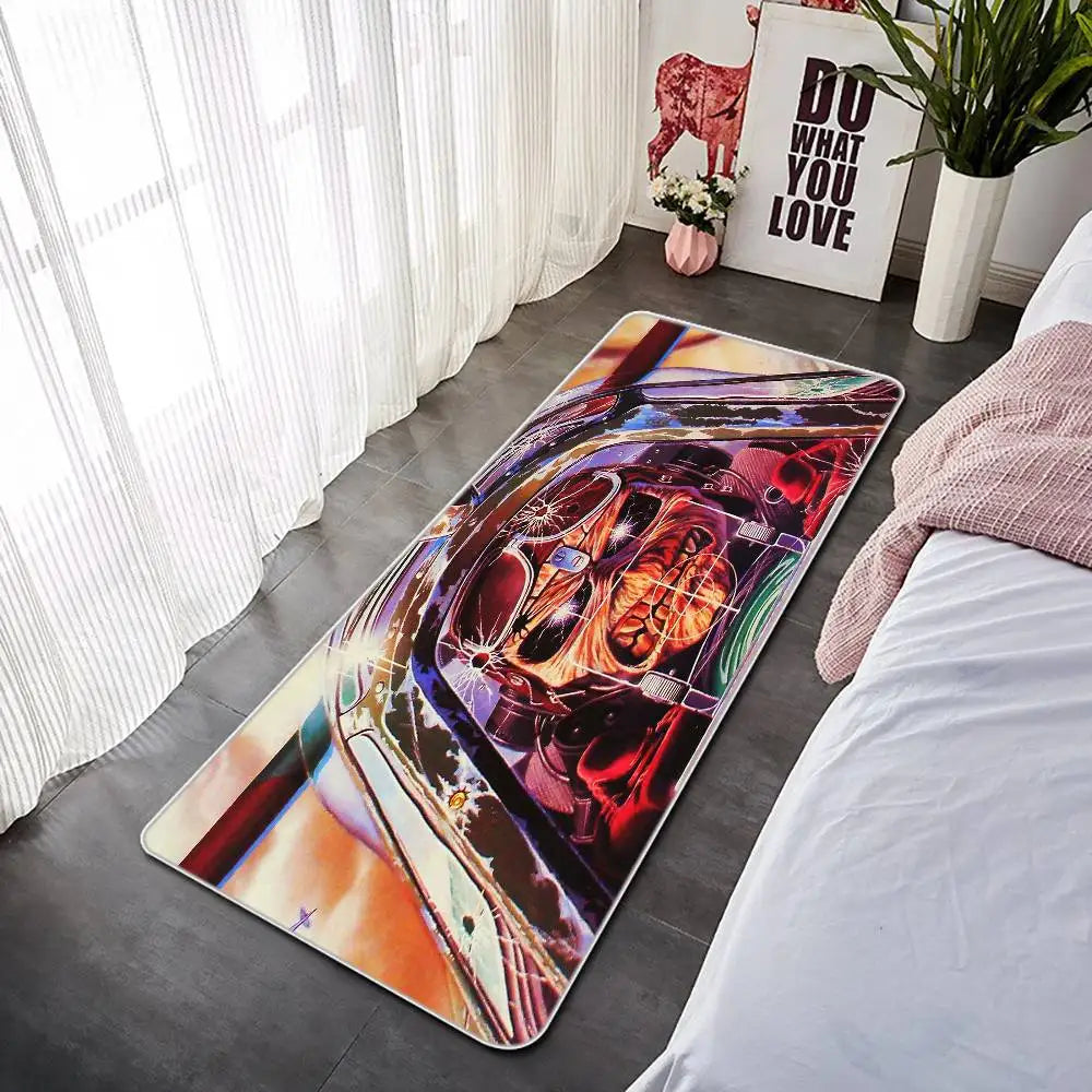 Iron MaidenS Floor Mat Entrance Doormat Bath Mats Non-slip Mat Carpets Carpet Entrance Of House Custom Kitchen Foot Mat Cute Rug