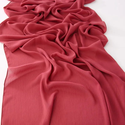 180*70CM Chiffon Hijabs For Woman Soft Long Turban Veil Scarves Muslim Hijab Shawls Islam Women Head Wraps Accessoires Ramadan