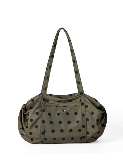 Trendy Leopard Print Canvas Shoulder Bag Large Capacity Fashion Tote Handle Bag for Daily Commute Versatile Texture Storage Bags