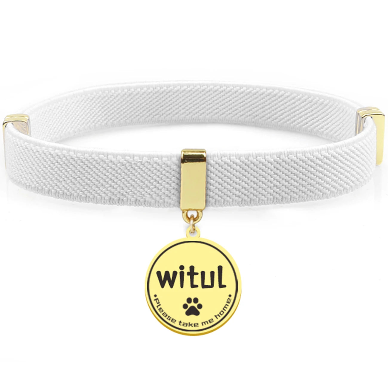Cute Customized Cat Collar Round Metal Name Tag Breakaway AirTag Kitten Collars Adjustable Pet Collars for Cats and Puppies Dogs