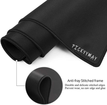 Large Mouse Mat Black And White Mousepad Gaming Mousepads 39.3x19.6in Rubber Keyboard Mats Abstract Desk Pad Office Mouse Pads