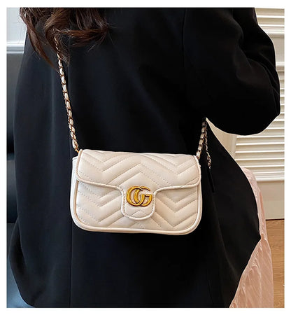 2026 Light Luxury Fashion Women'S  Shoulder Crossbody Bag Niche New Underarm Bag Fashionable Chain Bag Handbag Bag For Women
