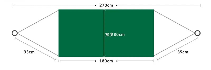 Nylon Mesh Hammock Single Person Hanging Sleeping Bed Swing Outdoor Camping Essentials Hammocks For Outside
