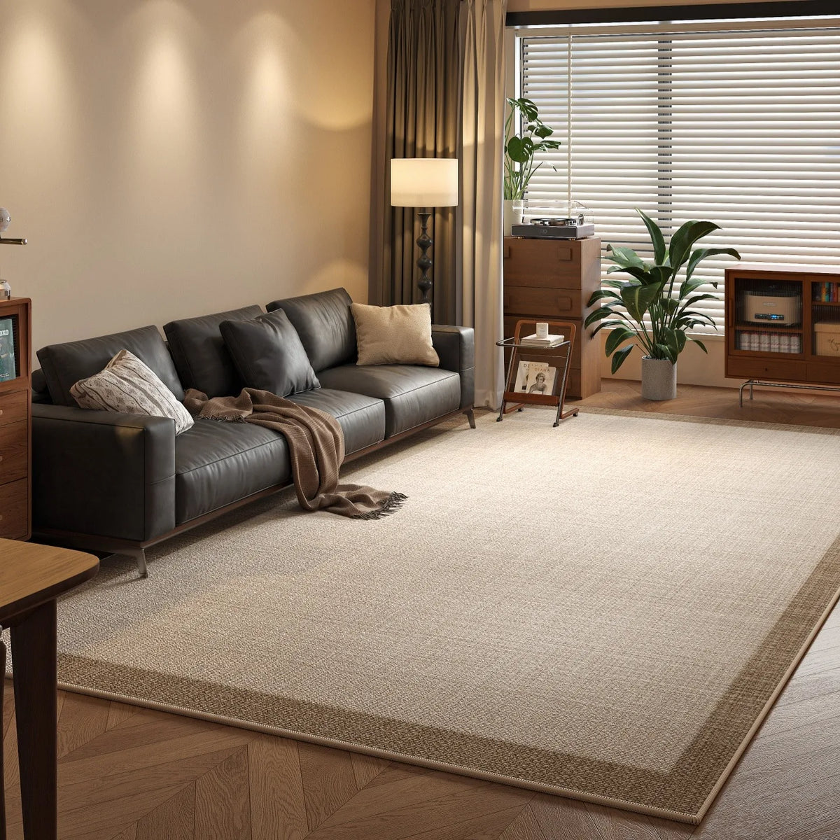 Large Area Carpet For Living Room Rug Bedside Bedroom Floor Mat Loop Pile TPR Non-Slip Waterproof Rugs 카페트 거실 대형 Alfombra Salón