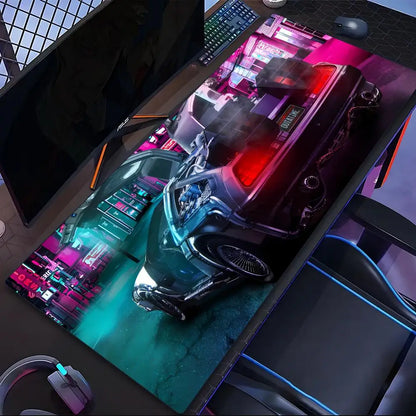 Come Back To The Future Mouse Pad Tablet Laptop xl desktop mouse mat cute HD printing Gaming keyboard pad Player 90x40 cm